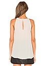 view 3 of 4 Elli Tank in Soft White & Black