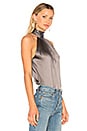 view 2 of 4 CAMISETA DE TIRANTES ATADA AL CUELLO in Cement