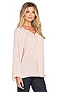 view 2 of 3 Valentina Long Sleeve Top in Blush