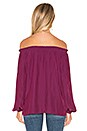 view 3 of 4 Jackie Off the Shoulder Top in Sangria