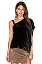 view 1 of 4 Mina Velvet Top in Black