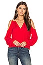 view 1 of 4 Gigi Top in Crimson