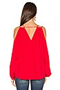 view 3 of 4 Gigi Top in Crimson