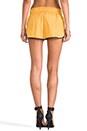 view 3 of 6 Betsy Draw String Short in Mustard/ Midnight in Mustard & Midnight