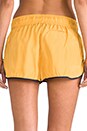 view 6 of 6 Betsy Draw String Short in Mustard/ Midnight in Mustard & Midnight