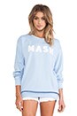 view 1 of 4 MASH Sweatshirt in Light Blue