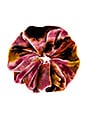 view 2 of 2 Velvet Scrunchie in Pink Eclipse Tie Dye
