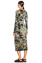 view 3 of 3 Long Sleeve Layering Dress in Army Camo Tie Dye