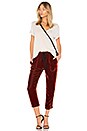 view 4 of 4 Drawstring Pant in Cognac