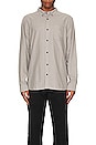 view 3 of 3 Scholar Long Sleeve Button Down Shirt in Grey