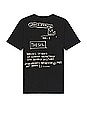 view 2 of 3 Basquiat Thesis Tee in Black