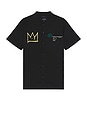 view 1 of 4 Gonzo Basquiat Short Sleeve Shirt in Black