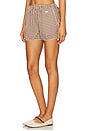 view 3 of 6 Easy Bloomer Short in Brown Gingham