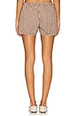 view 4 of 6 Easy Bloomer Short in Brown Gingham