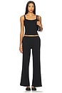 view 5 of 6 Pointelle Pant in Onyx