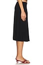 view 3 of 6 Tencel Slip Skirt in Onyx