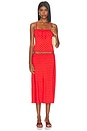 view 6 of 6 JUPE SKIRT in Chili Pepper