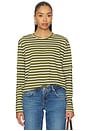 view 1 of 4 Skate Long Sleeve in Olive Stripe