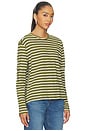 view 2 of 4 Skate Long Sleeve in Olive Stripe