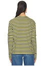 view 3 of 4 Skate Long Sleeve in Olive Stripe