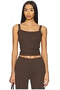 view 1 of 4 Pointelle Cami Top in Cocoa