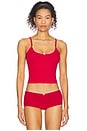 view 1 of 5 Scoop Back Cami in Cherry