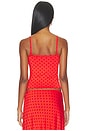 view 4 of 5 Tie Cami in Chili Pepper