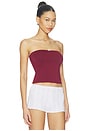 view 2 of 5 Contour Tube Top in Bordeaux