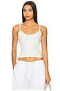 view 1 of 4 Scoop Back Crop Cami Top in Cloud