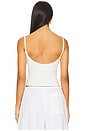 view 3 of 4 Scoop Back Crop Cami Top in Cloud