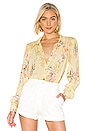 view 1 of 4 Ai Blouse in Yellow Flower