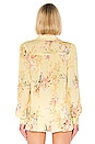 view 3 of 4 Ai Blouse in Yellow Flower