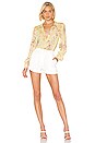 view 4 of 4 Ai Blouse in Yellow Flower