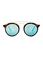 view 1 of 3 LUNETTES DE SOLEIL GATSBY I in Tortoise & Blue Mirror