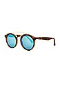 view 2 of 3 LUNETTES DE SOLEIL GATSBY I in Tortoise & Blue Mirror