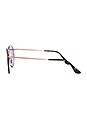 view 3 of 3 GAFAS DE SOL REDONDAS BLAZE in Copper & Dark Violet Mirror