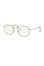 view 2 of 3 GAFAS DE LUZ AZUL in Legend Gold