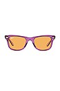view 1 of 3 Legacy Wayfarer in Transparent Violet & Orange