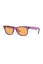 view 2 of 3 Legacy Wayfarer in Transparent Violet & Orange