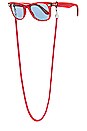 view 5 of 6 LUNETTES DE SOLEIL LEGACY WAYFARER in Transparent Red & Blue