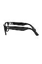 view 3 of 3 LUNETTES ANTI LUMIÈRE BLEU STORIES WAYFARER in Shiny Black & Clear