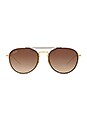 view 1 of 3 RB3589 in Gold & Brown Gradient