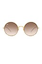 view 1 of 3 GAFAS DE SOL JA-JO in Gold & Brown Gradient