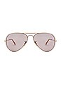 view 1 of 3 LUNETTES DE SOLEIL AVIATOR EVOLVE in Gold & Grey