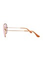 view 3 of 3 LUNETTES DE SOLEIL AVIATOR EVOLVE in Gold & Grey