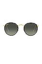 view 1 of 3 PHANTOS 선글라스 in Legend Gold & Grey Gradient