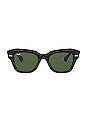 view 1 of 3 GAFAS DE SOL STATESTREET in Black & G-15 Green