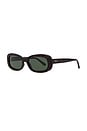view 2 of 3 Rectangular Sunglasses in Havana