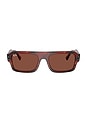 view 1 of 3 LUNETTES DE SOLEIL FLACKO in Brown & Havana