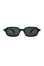 view 1 of 3 LUNETTES DE SOLEIL ZURI in Dark Green & Black
